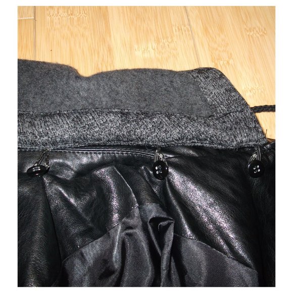 Triple Star Size XL Black Buckle Moto Jacket - Picture 15 of 16